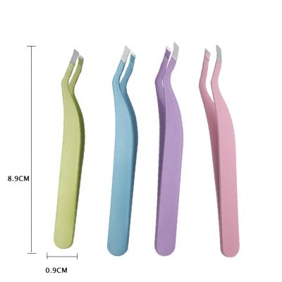 China Eyebrow Best Beauty Premium Stainless Steel Tip Precision Hair Remover Oblique Eyebrow Tweezers for sale