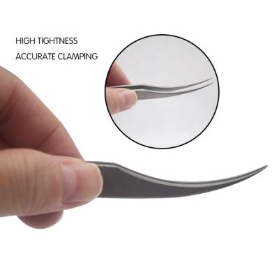 China Factory Directly Stainless Steel Private Label False Eyelash Tweezers Eyebrow Eyelashes Tools for sale