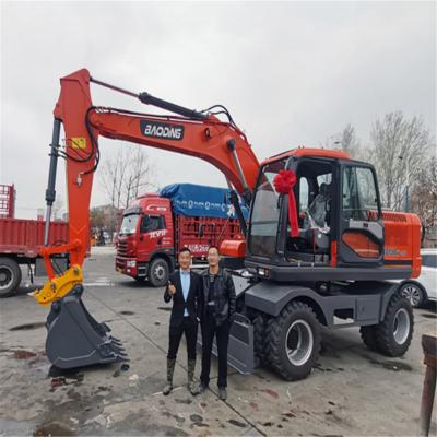 China Farms Excavator On Wheel For Sale Wheel Excavator BD150W Sale To Korea for sale