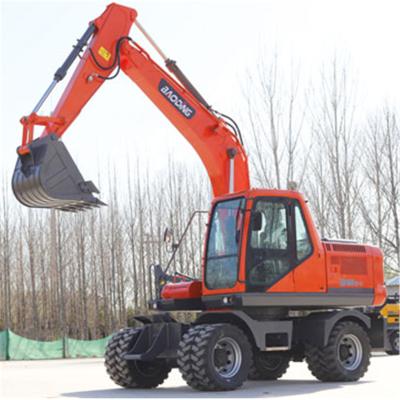 China Farms China 15 Ton Excavator Hydraulic Walking Wheeled Digger in Dubai for sale