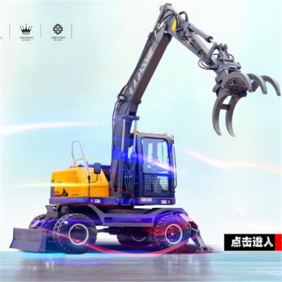 China Farms Forest Loader Log Grapple Forest Excavator Loader BD95H for sale