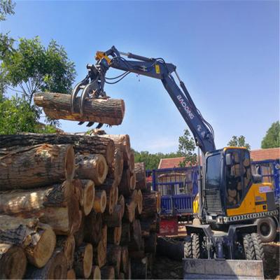 China Farms Forest Excavator Log Grapple Excavator Loader Sale For Forest for sale