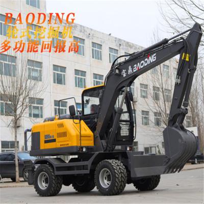 China Farms Digger On Wheel Excavator Low Price Wheel Digger for sale