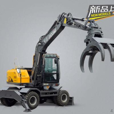 China Hydraulic Farms China Sale Excavator Grapple Wheeled Excavator Sale To Indonesia BD120W for sale