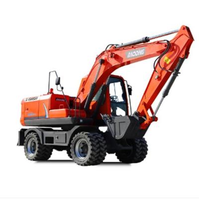 China truss construction excavator china made wheel excavator for construction for sale