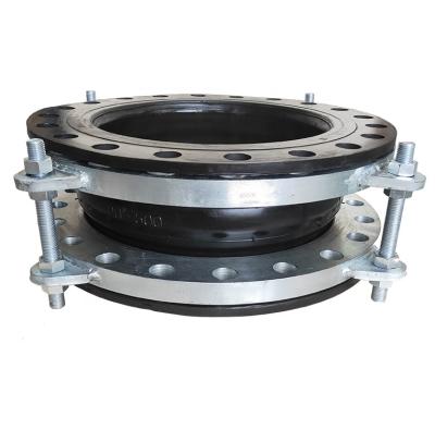 Chine Single Air Sphere DN300 DN400 DN500 PN25 PN40 EPDM Carbon Steel Galvanized Wide Arch Bound Flanged Rubber Expansion Joint à vendre