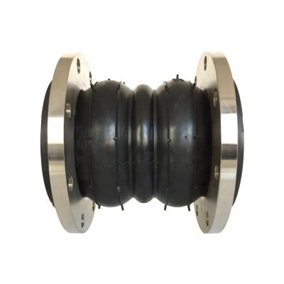 China Air Double Ball Vibration Suppressors Flanged Rubber End EPDM DN 40 Expansion Joints en venta