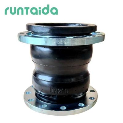 China EPDM compensation ASME seawater resistance metal neoprene or epdm two expans bellows double bramido flanged rubber expansion joints à venda