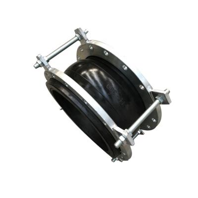 China -15â „ ƒ - +80â „ ƒ (special can reach -30′′′-+160′′) limited flange type flexible rubber expansion joint with tie rod for sale