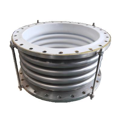 China Large SS304 PTFE Line Stainless Steel Metallic Air Gas Metal Exhaust Bellows Expansion Joints For Piping for sale