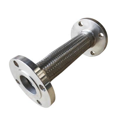 Китай Customized 304 Stainless Steel ANSI 150LB 300LB Flange Connection Stainless Steel Flexible Metal Flexible Braided Hose DN50 DN100 DN150 DN200 продается