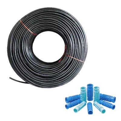 China Scientific PE Inlay Cylindrical Water Saving 16mm Drip Irrigation Pipe For Farmland Irrigation System for sale