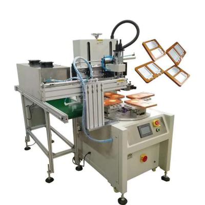 China Building Material Shops Full Auto Flat Silk Screen Printing Machine For 2 Color Screen Printing Machine With IR Dryer for sale