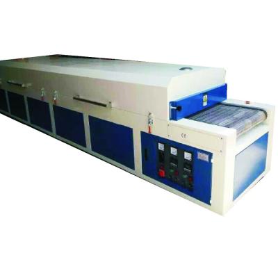 China Medicine Curing Large Size Solvent Ink Drying Tunnel Oven IR Conveyor Shrink Dryer for sale