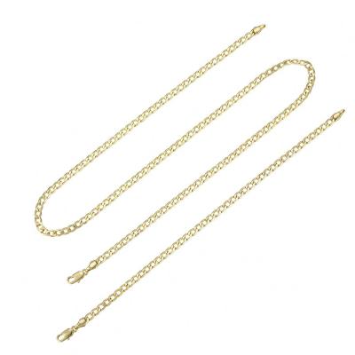 China Wholesale Fashion Geometric Zircon Stone Necklace Bracelet CLASSIC D.C.A. Set Jewelry Set 14K Gold Plated for sale