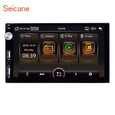 China GPS 7 Inch Touch Screen Car Android Multimedia MP5 Player Support Siri Voice Control Stereo Touch Screen Microphone for sale