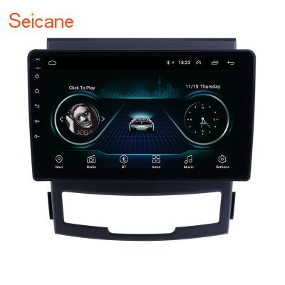 China GPS For 2011 2012 2013 Ssangyong Korando Radio Android 10.0 HD Touchscreen 9 Inch GPS Navigation With USB Support Carplay for sale