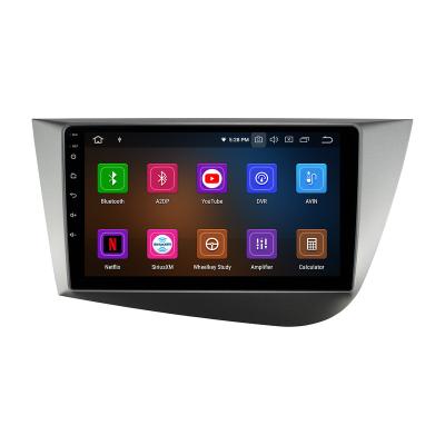 China GPS Android 11.0 9 Inch GPS Navigation Radio For SEAT LEON 2005-2012 Left Hand Driving HD Touchscreen USB Carplay Support DVR for sale