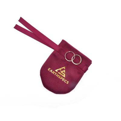 China OEM+ODM+Wholesale Wholesale Recycled Customized Small Cord Velvet Packaging Bags Jewelry Pouch For Bracelet for sale