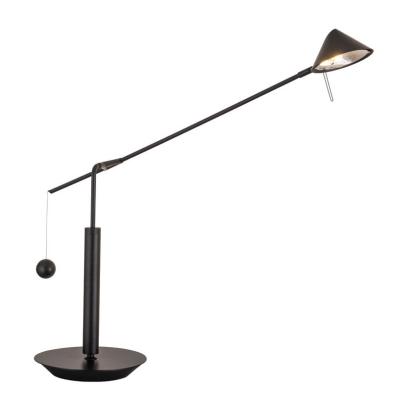 China EUROPEAN luxury metal modern small bedside hotel decorative study reading base classic table lamp for sale