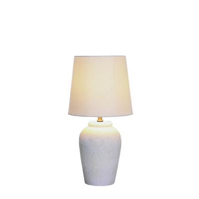 China Wholesale Contemporary High Quality Ceramic Shade Lamp Base&Fabric Lamp Table Lamp Socket Light E27 for sale