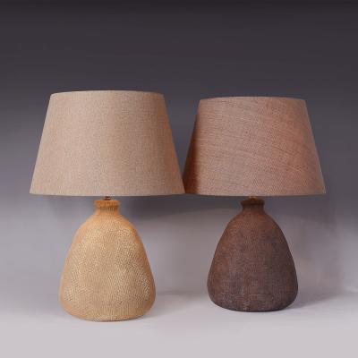 China Best selling classic jiahua-Wholesale wood cement concrete decorate table lamp for living room hotel bedroom for sale