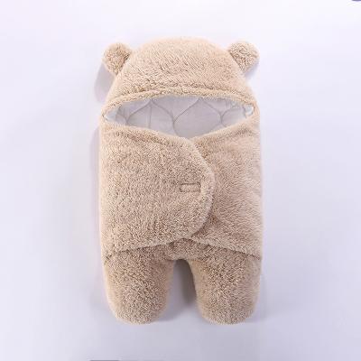 China 2.5 Adiathermal Power Unisex Breathable Cotton Ultra-soft 100% Teddy Bear Split Legs Sleeping Bag For Baby for sale