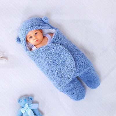 China Breathable Miracle Organic Cotton Baby Sack Fleece Infant Sleeping Baby Wraps For Winter for sale