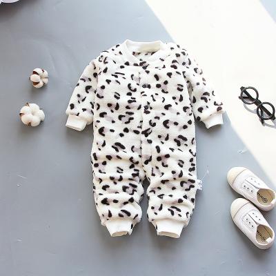 China Cheap Coral Rompers Newborn Gender Neutral Baby Fleece Baby Clothes for sale