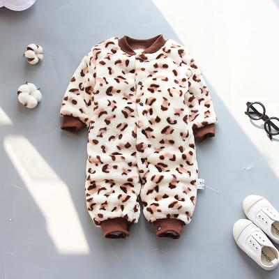 China Wholesale Cheap African Baby Autumn Clothes Pajamas Baby Rompers Coral Fleece 2022 New for sale