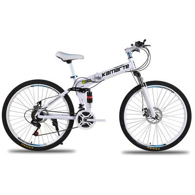 China OEM Custom Folding Aluminum Alloy Folding 26 Inch Mountain Bike Frame With Lock Fork for sale