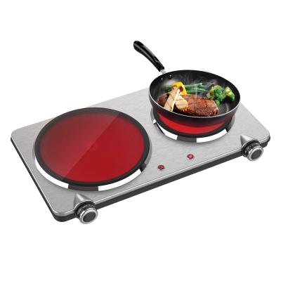 China Portable Electric Ceramic Infrared Electric Burner Stoves Household Cooktop Hot Dish Ceramic Stoves for sale