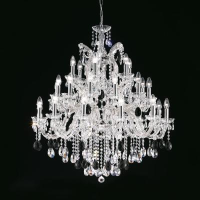 China Traditional Maria Theresa Chandelier Baroque Crystal Chandelier Foyer Candle Project Chandeliers for sale