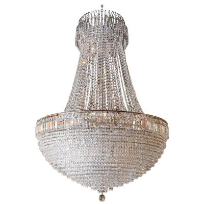 China Custom Crystal Chandelier Large Foyer Light French Fixtures Empire Empire Chandelier for sale