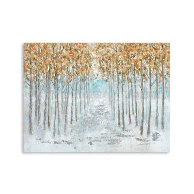 China Modern Luxury Canvas Prints Landscape Custom Wall Art Home Decor Forest Trees Acrylic Paintings for sale