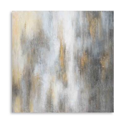 China Modern Abstract Canvas Artwork For Home Acrylic Gold Foil Hotel Decor Acrylic Paintings for sale