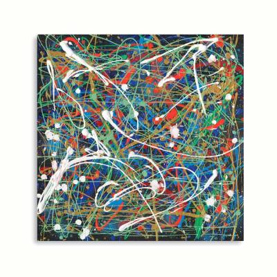 China Art Decor Famous Abstract Jackson Pollock Wall Art Canvas Decorative Oil Paintings on Canvas for sale