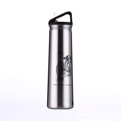 China Sustainable 580ml Stainless Steel Vacuum Insulated Sports Water Bottle With Straw for sale