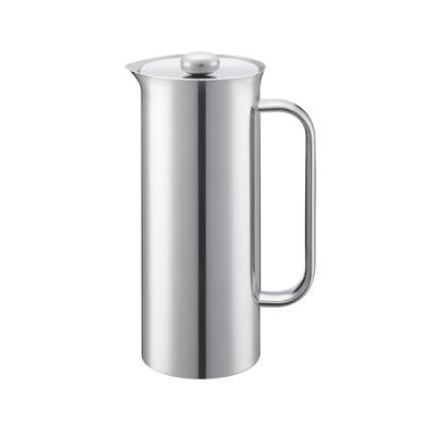 China New Design Full Stainless Steel Double Wall Espresso Coffee Pot Sustainable for sale