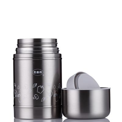 China New PORTABLE Vacuum Sealed Insulated Thermos Stainless Steel Food Jar For Food Hot Cold Soup for sale