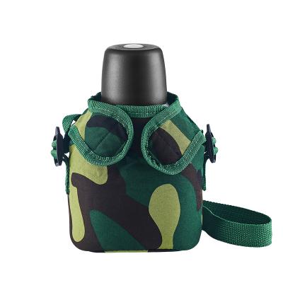 China PORTABLE Professional Outdoor Military Stainless Steel Water Canteen Bottle for sale