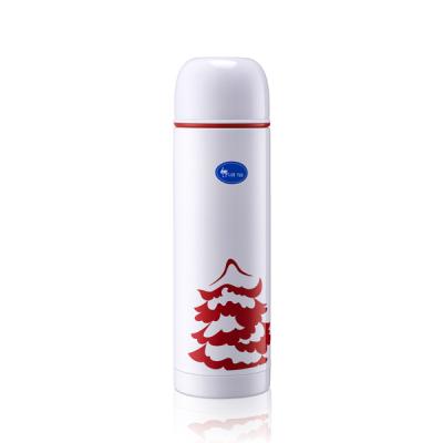 China Durable Classic Type Long Time-Temperature Preservation Flat Bottom Round Stainless Steel Vacuum Flask for sale