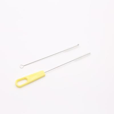 China Durable Small Brush Nylon And Suitable Stainless Steel Brush Handle Straw Brush for sale