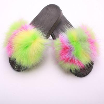 China 2021 New Women's Fur Slipper Warm Indoor Slippers Anti-slippery Slippers Winter Fluffy Anti-slippery Sandals For Ladies for sale