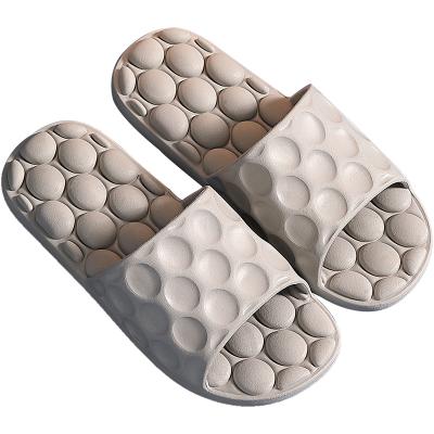 China Non-slip breathable indoor and outdoor ladies summer PVC massage bathroom couples men and women slippers one foot shoes for sale