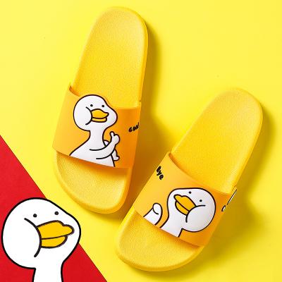 China 2021 Duck Stylish Soft Comfort Non-Slip Beach Bathroom Women Cartoon Slippers Breathable Non-Slip Cute Slippers Summer Breathable Outdoor Shoes for sale