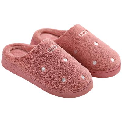 China Warm-Keeping Women's Bedroom Slippers Women's Winter Fur Warm House Shoes For Comfortable Women's Slippers Casual Plush for sale