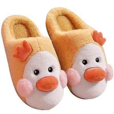 China Warm-Keeping Winter Plush Casual Indoor Slides Women's Shoes Home Waterproof Warm Women Slippers for sale