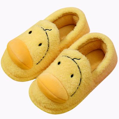 China Anti-skid Winter Home Slippers Shoes Ladies Soft Plush Cute Duck Slips Slippers To Keep Warm Large Size Wholesale for sale