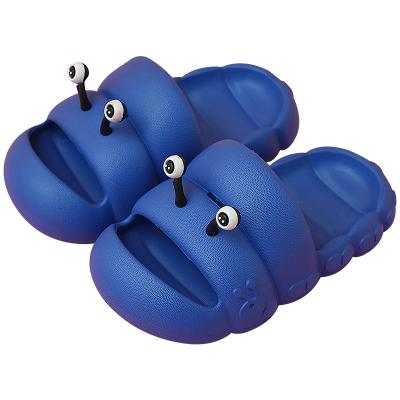 China Kids Slippers Girls Boys Caterpillar Beach Sandals Summer Anti-skid Shoes For Kids Non-slip Cute Soft EVA Bathroom Indoor Slides for sale